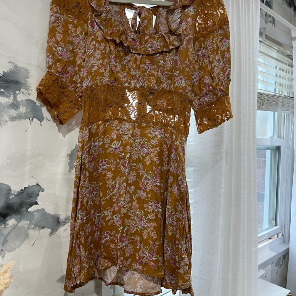 Free people mini Dress,size10 - Picture 3 of 5